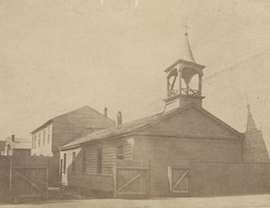 balloonconstructie, st. mary's catholic church
