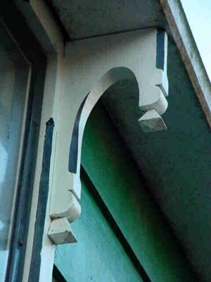 console bij wat landelijker gebouwen