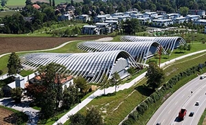 dakvormen, golvend dak, arch. renzo piano, zentrum paul klee, bern, 2005, www.wankdorf.info