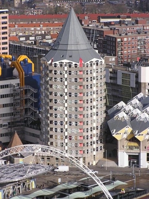 het potlood (blaaktoren), rotterdam