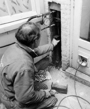 inkassing voor een heimachinientje voor een sobu paal, www.amsterdamsebinnenstad.nl