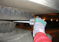 inspectie speling bij een oplegging