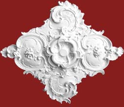 rozet, ornament, gips, ovaal, www.het-schippertje.nl