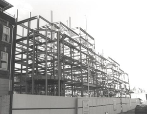 skeletbouw van staal (bron onbekend)